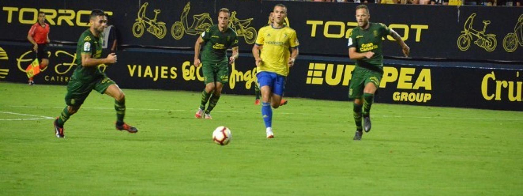 Partido entre el Cádiz y Las Palmas. Foto: cadizcf.com