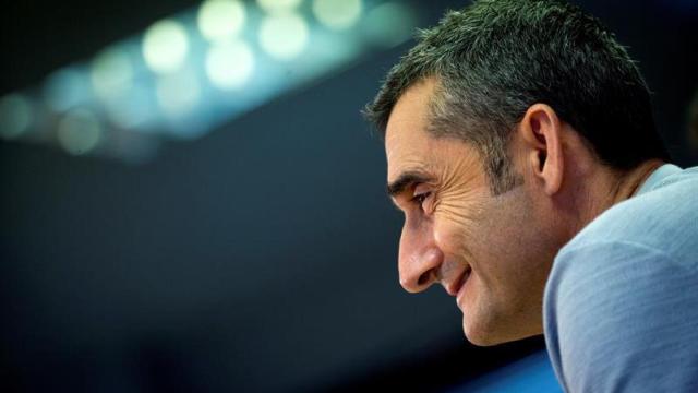 Valverde  en rueda de prensa