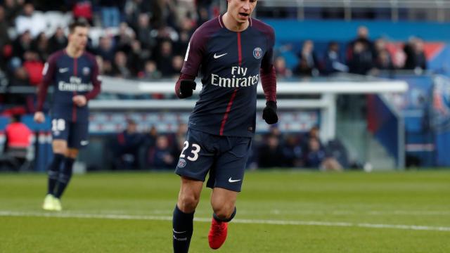 Draxler en un partido del PSG