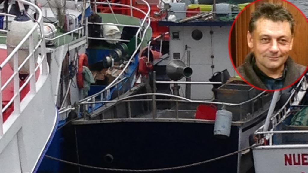 El barco de Ardines, atracado en el puerto de Llanes