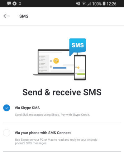 skype sms 1