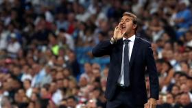 Julen Lopetegui, dando órdenes a sus jugadores