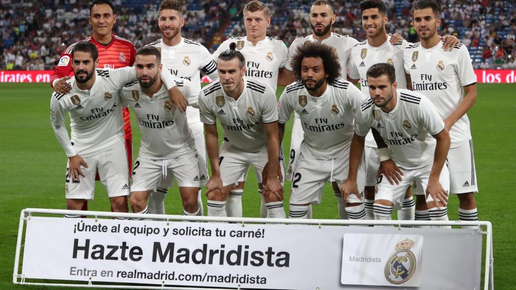 La alineación del Real Madrid ante el Getafe