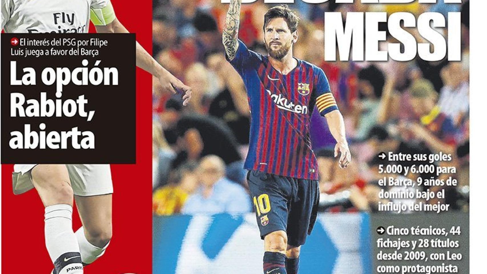 Portada Mundo Deportivo (20/08/2018)