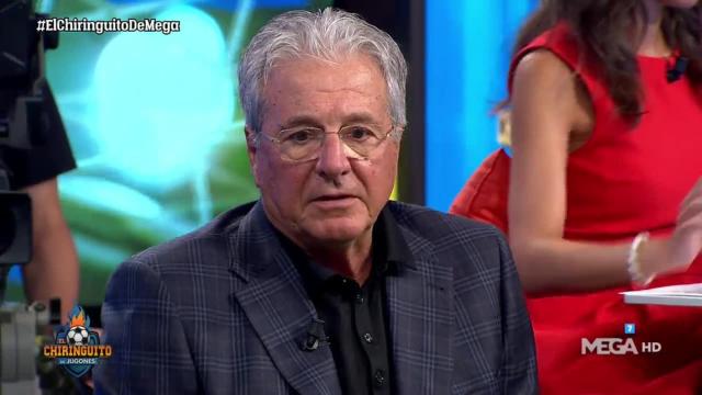 D' Alessandro en El Chiringuito. Foto: Twitter. (@elchiringuitotv)