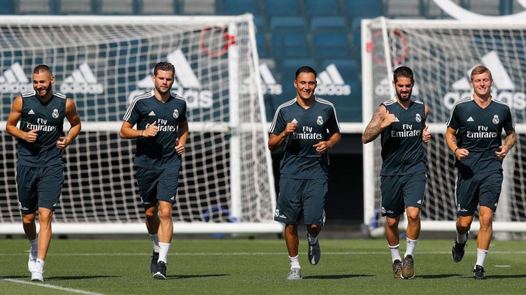 Entrenamiento del Real Madrid