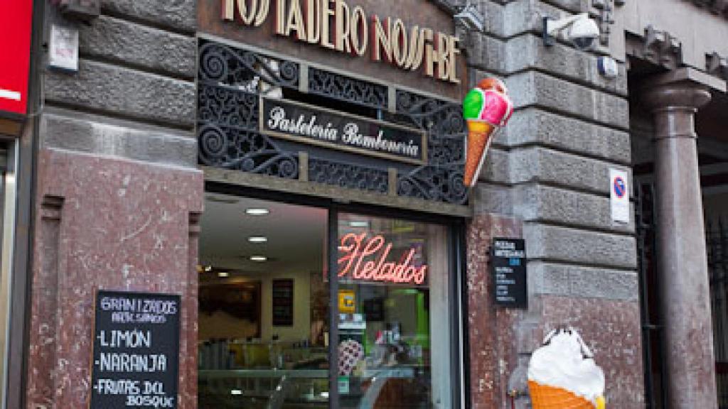 Fachada de la Heladería Nossi Be, en Bilbao