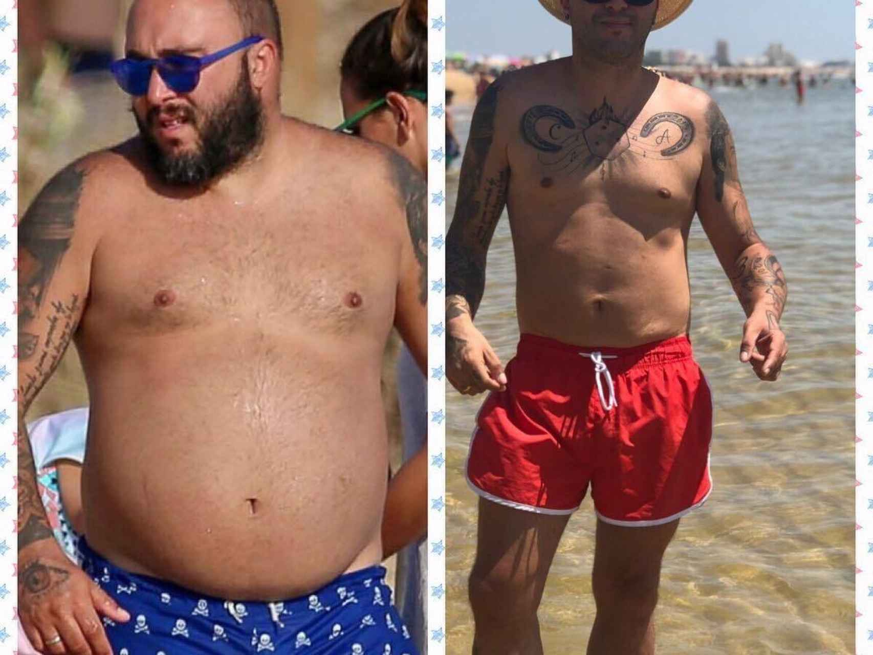 Kiko Rivera muestra su antes y después en bañador tras adelgazar 42 kilos