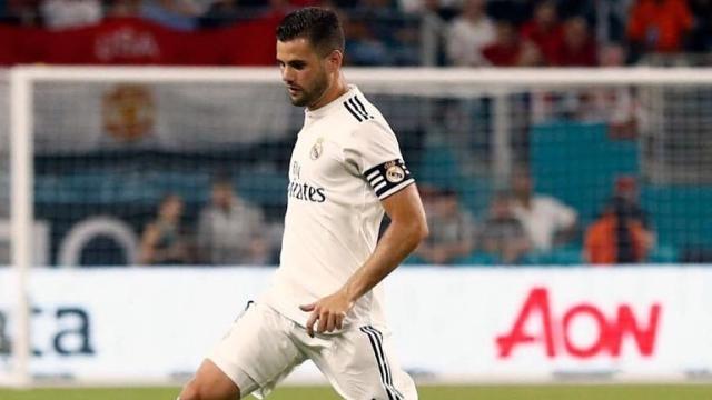 Nacho, en un partido de pretemporada.