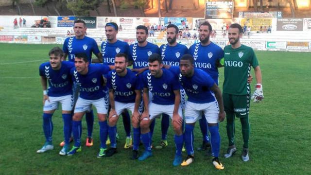 FOTO: Once del Socuéllamos en Villarrobledo (UD Socuéllamos)