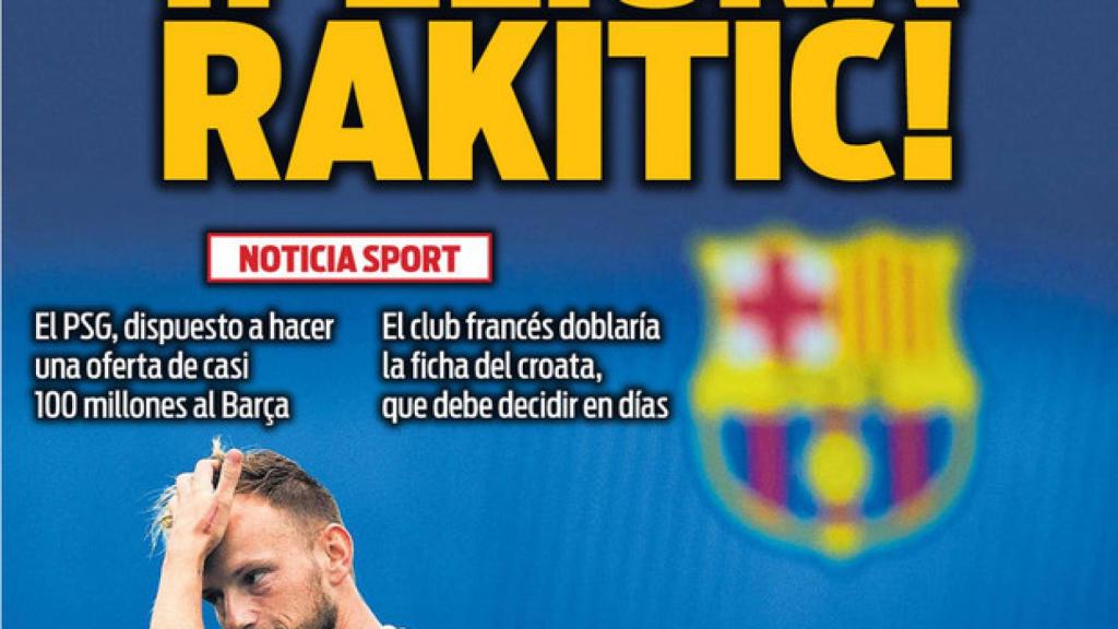 Portada del diario Sport (21/08/2018)