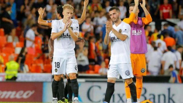 Gaya después del partido frente al Atlético de Madrid