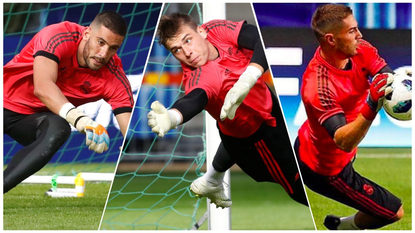 Casilla, Lunin y Luca Zidane