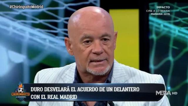 Alfredo Duro en El Chiringuito. Foto: Twitter (@elchiringuitotv)