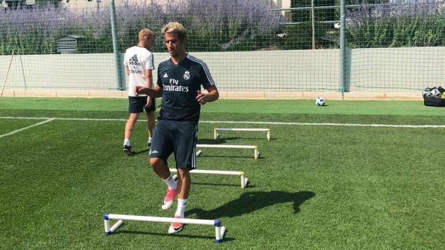 Fabio Coentrao entrenando