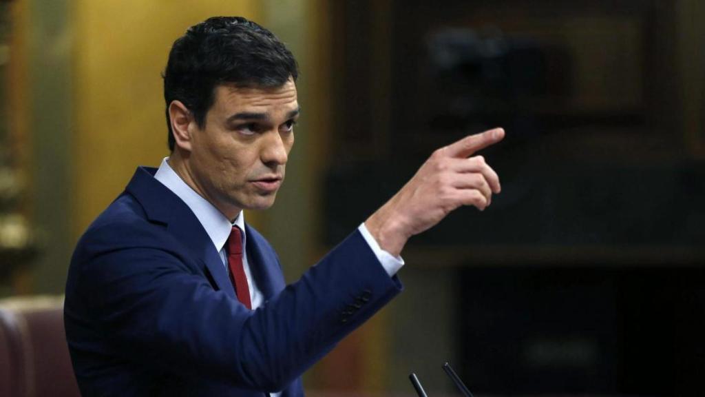 Pedro Sánchez durante una ponencia ante el Pleno.