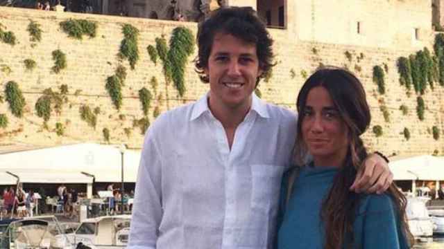 Silvia López-Madrid junto a su futuro marido Pablo Valdenebro.