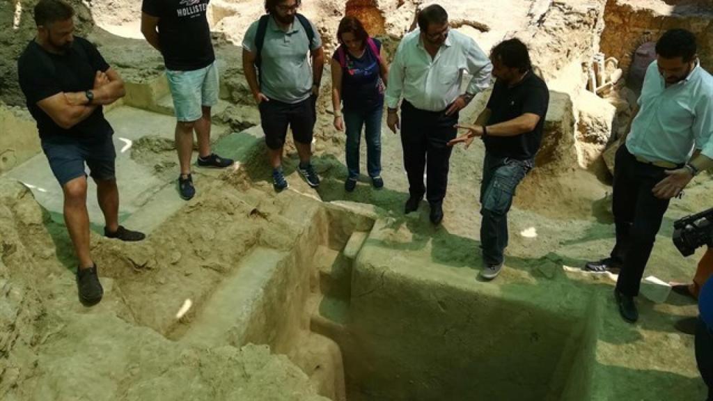 Piscina de la época romana hallada en Carmona