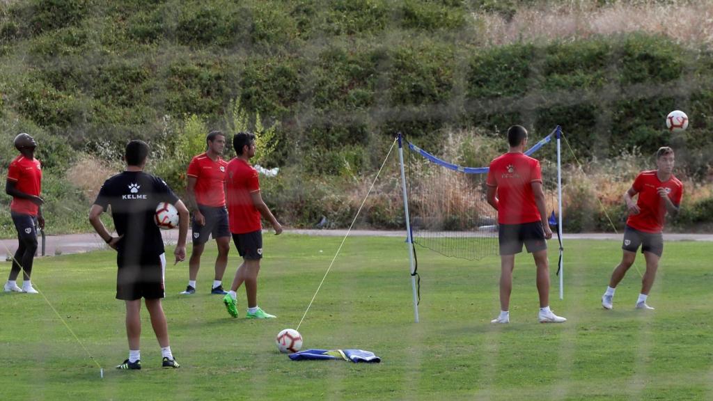 Entrenamiento del Rayo Vallecano en Madrid