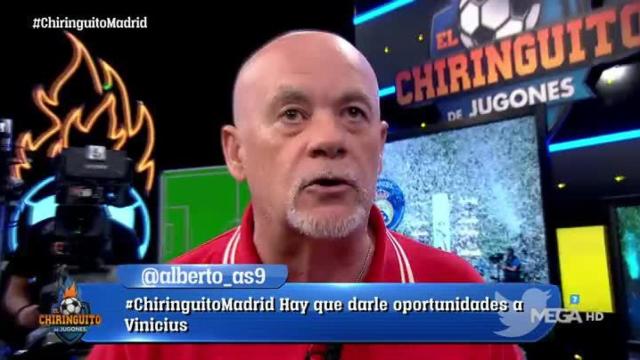 Alfredo Duro en El Chiringuito. Foto: Twitter (@elchiringuitotv)