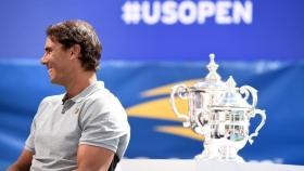 Nadal, durante el sorteo del cuadro del US Open.