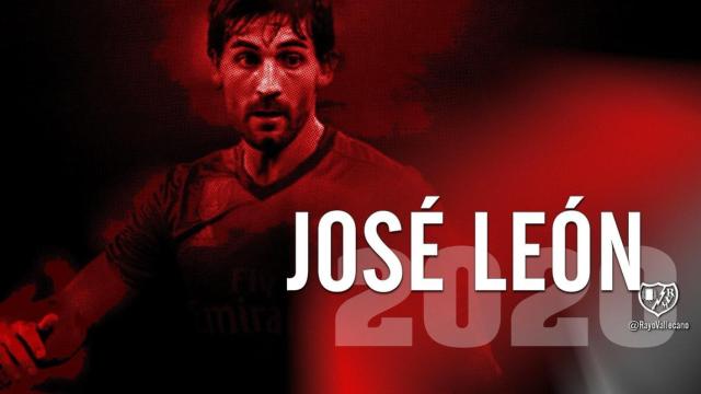 José León Bernal, nuevo jugador del Rayo Vallecano. Foto: Twitter (@RayoVallecano)