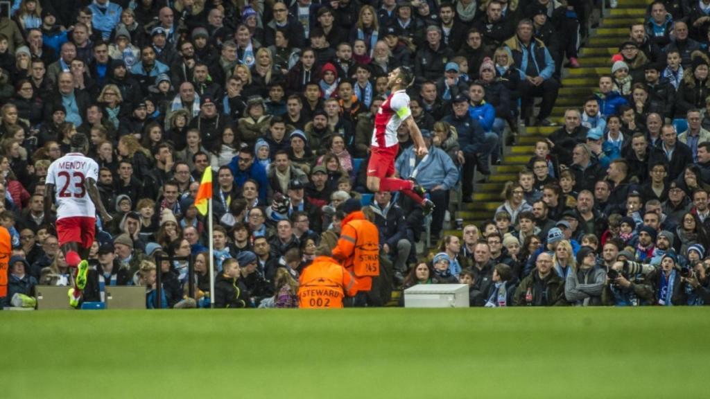 Radamel Falcao durante un partido con el AS Monaco @asmonaco.com