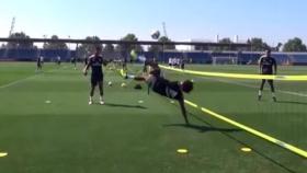 La chilena de Marcelo revoluciona el entrenamiento del Madrid