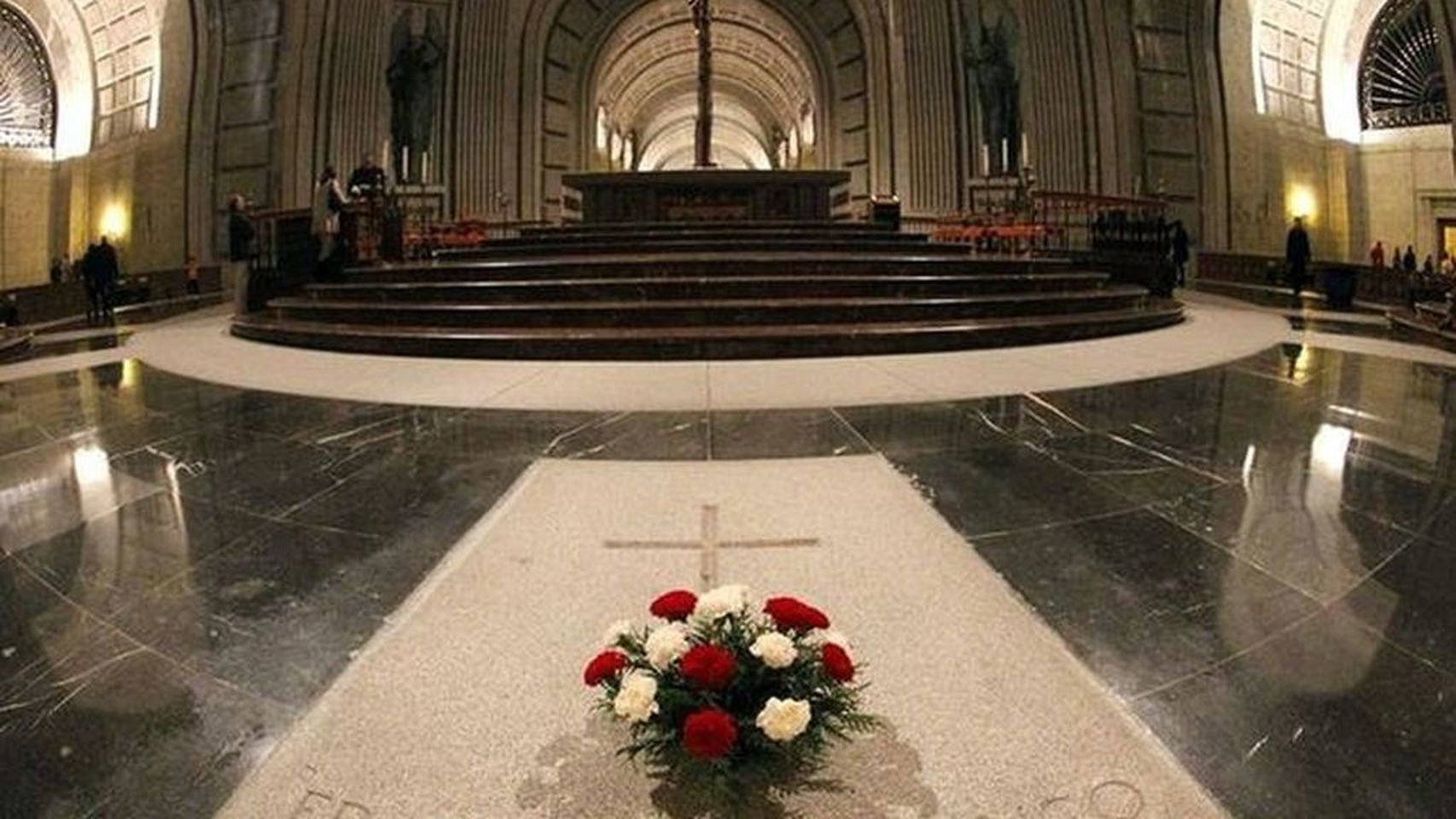 Tumba de Franco en el Valle de los Caídos.