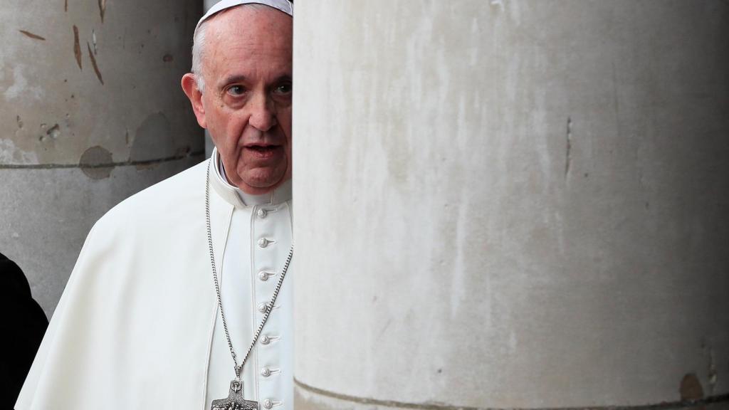 El Papa, durante su viaje en Irlanda