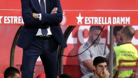 Lopetegui, en el banquillo del Real Madrid contra el Girona