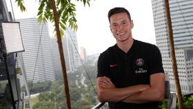 Draxler, durante una entrevista con el PSG. Foto: psg.fr