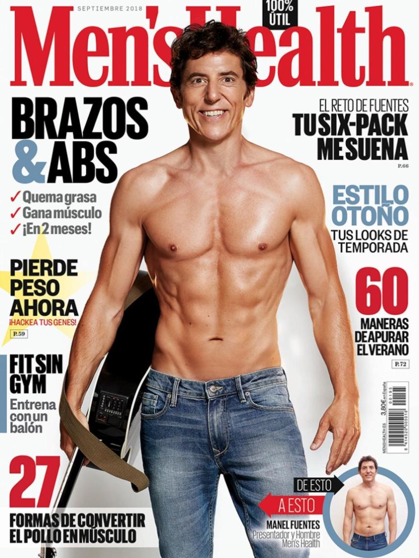 Manel Fuentes en la portada de 'Men's Health'