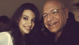 Ana Guerra y su 'Papi' War, en una foto de sus redes sociales.