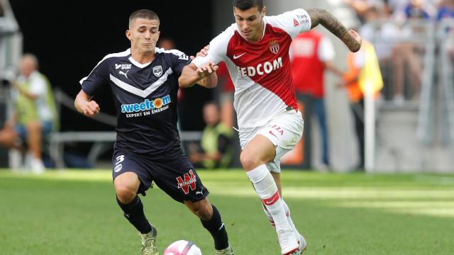 Pellegri, en el partido ante el Girondins.