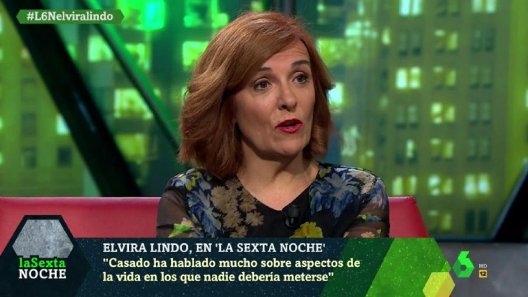 La escritora Elvira Lindo.