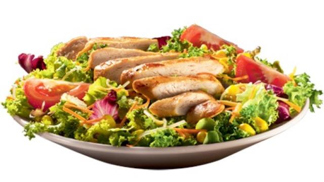 Una ensalada de McDonald's.