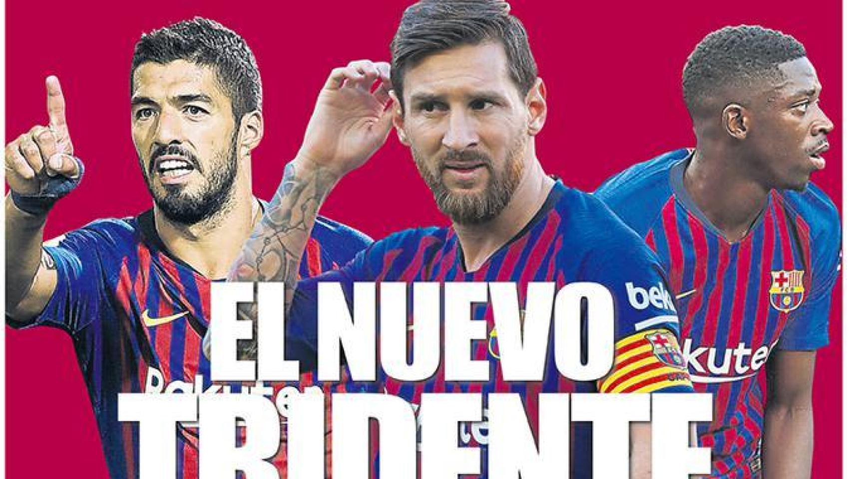 Portada Mundo Deportivo (27/08/18)