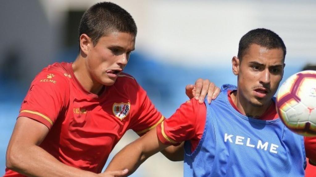 Entrenamiento del Rayo Vallecano en Valdebebas. Foto: rayovallecano.es