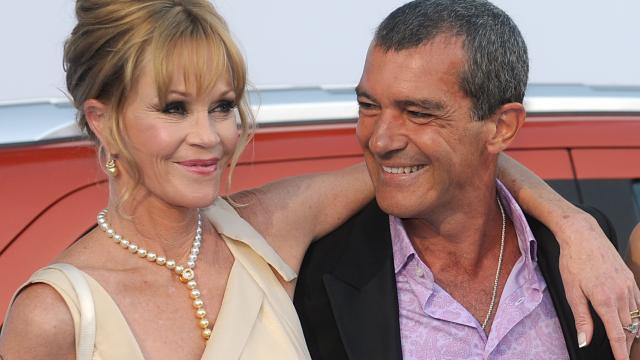 Melanie Griffith y Antonio Banderas, en el año 2013.