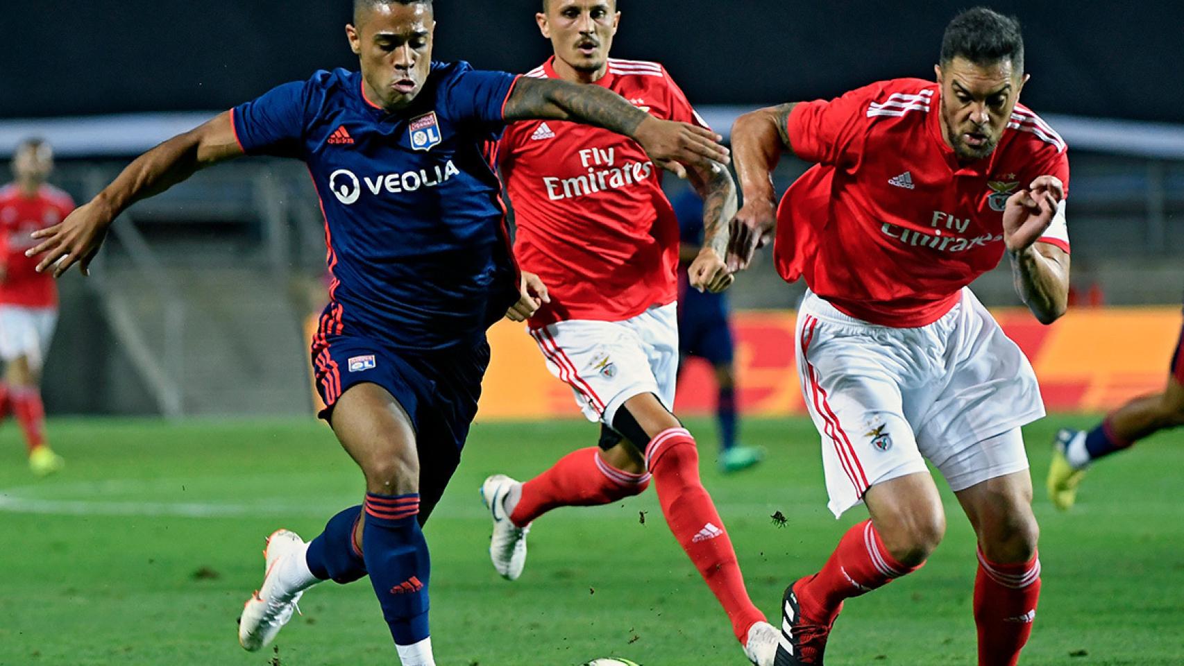 Mariano Díaz, durante un partido del Olympique de Lyon Foto:ol.fr