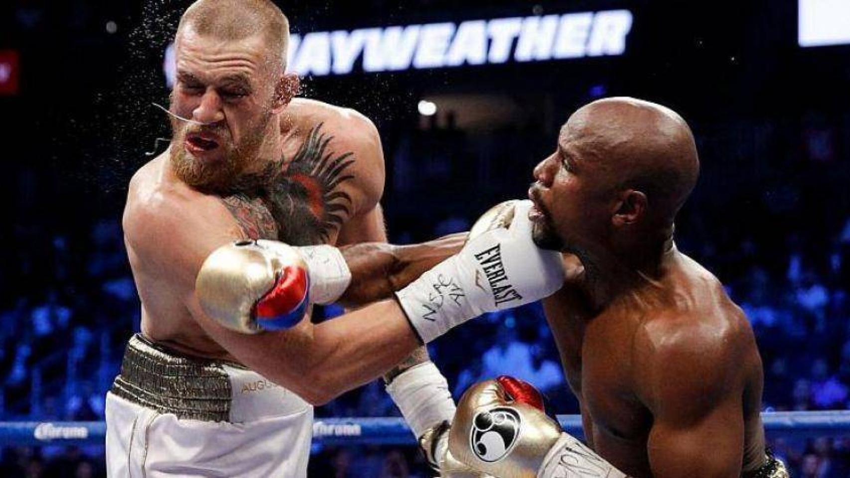 McGregor y Mayweather, en el combate de los 1.000 millones de dólares.