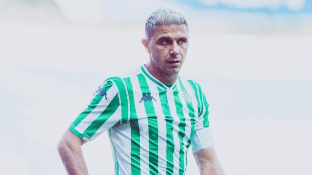 Joaquín, durante un partido con el Betis. Foto: Twitter (@joaquinarte)