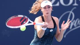 Alize Cornet, durante un partido