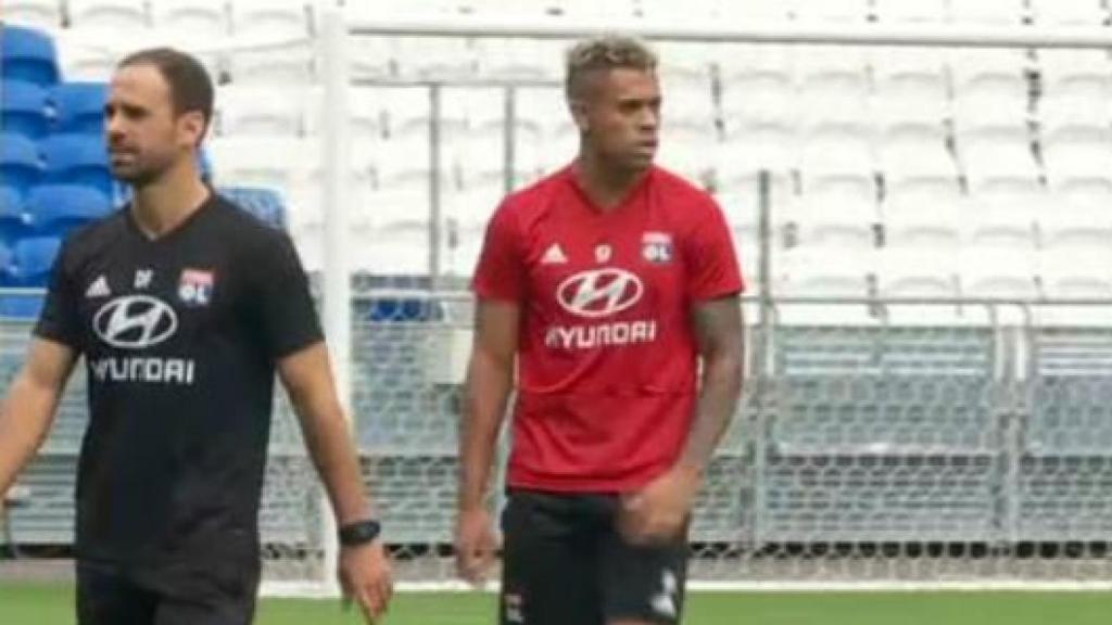 Mariano se entrena en solitario con el Lyon