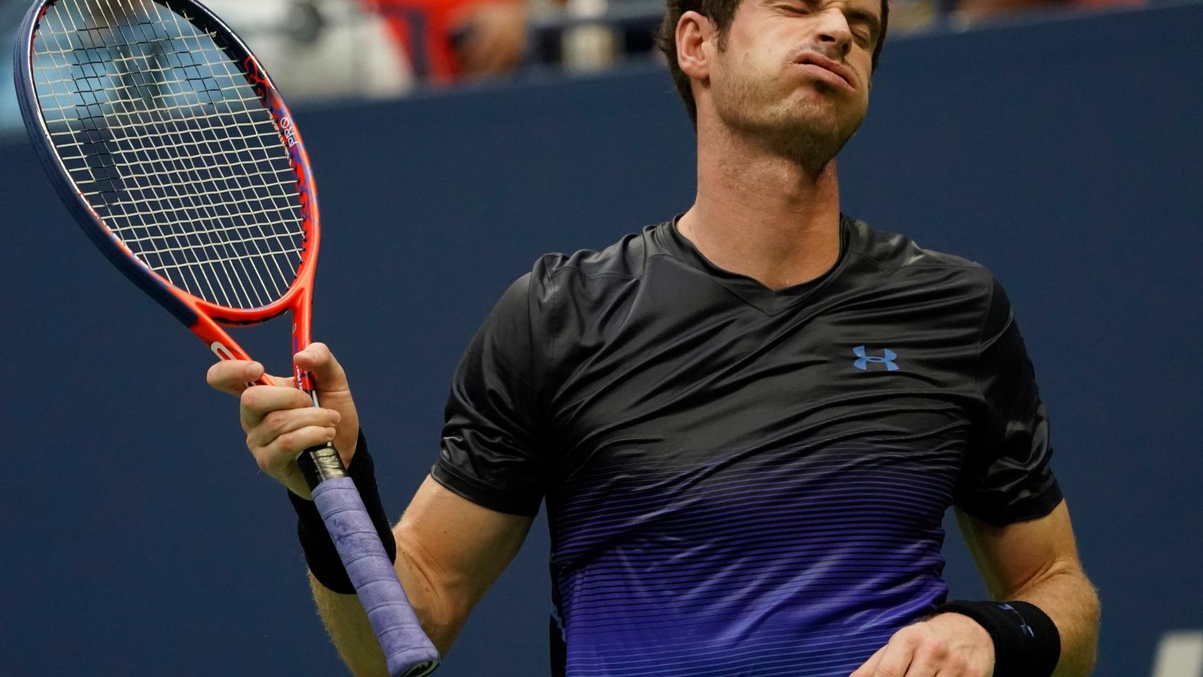 Andy Murray se lamenta en un partido