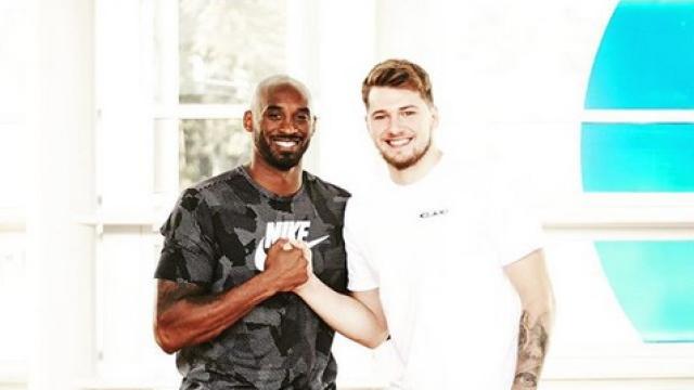 Luka Doncic y Kobe Bryant