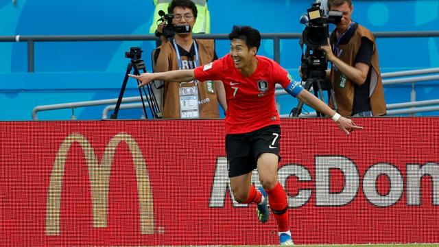 Son Heung-Min, en el pasado Mundial.