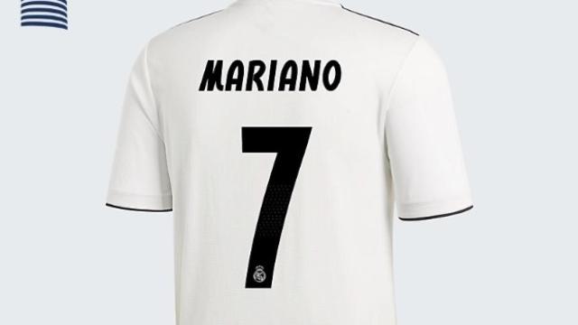 La posible camiseta de Mariano en el Real Madrid