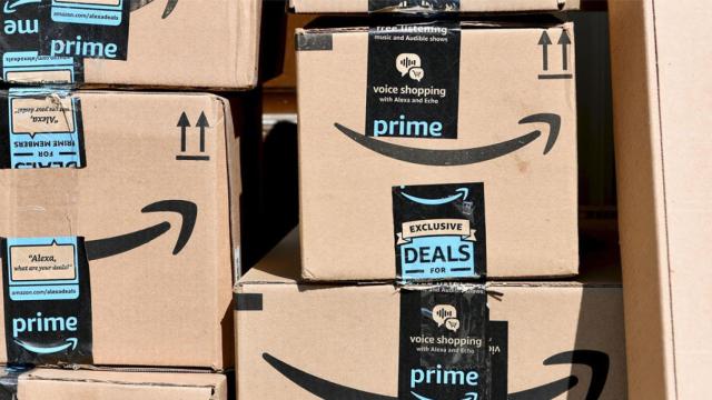 Cajas de Amazon Prime